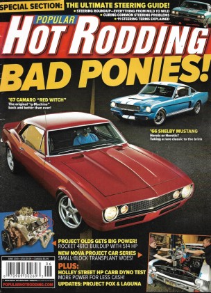 POPULAR HOT RODDING 2010 JUNE - STEERING GUIDE, OLDS POWER, '66 GT350 DRIVER